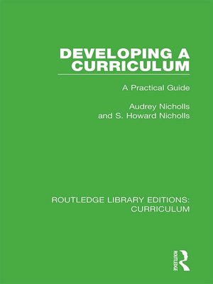 cover image of Developing a Curriculum